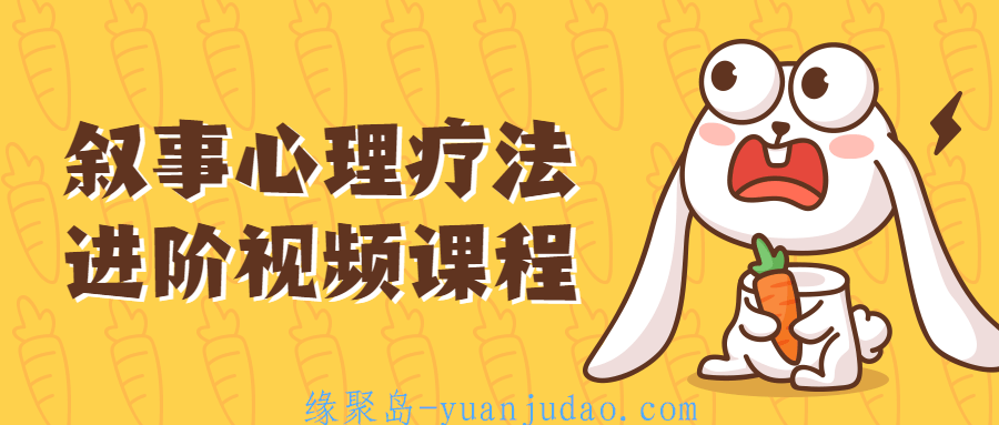 叙事心理疗法进阶视频课程