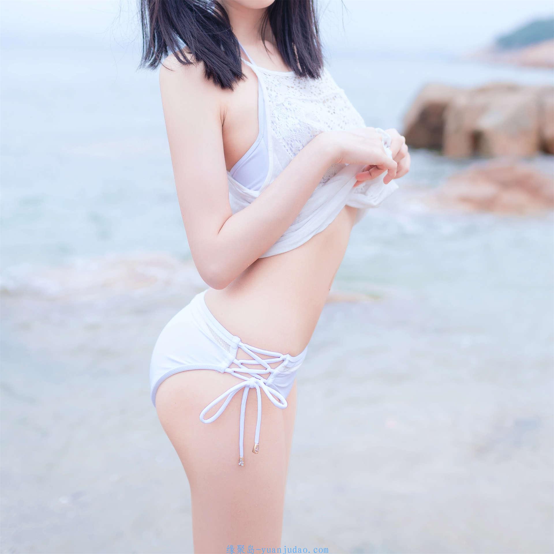 [写真] 栗子私房 VOL.0062 海边的白色少女 【30P】