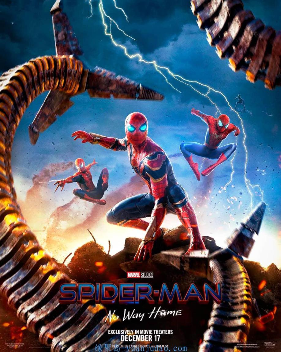 蜘蛛侠：英雄无归 Spider-Man: No Way Home (2021) 清晰TC完整双彩蛋中字版！